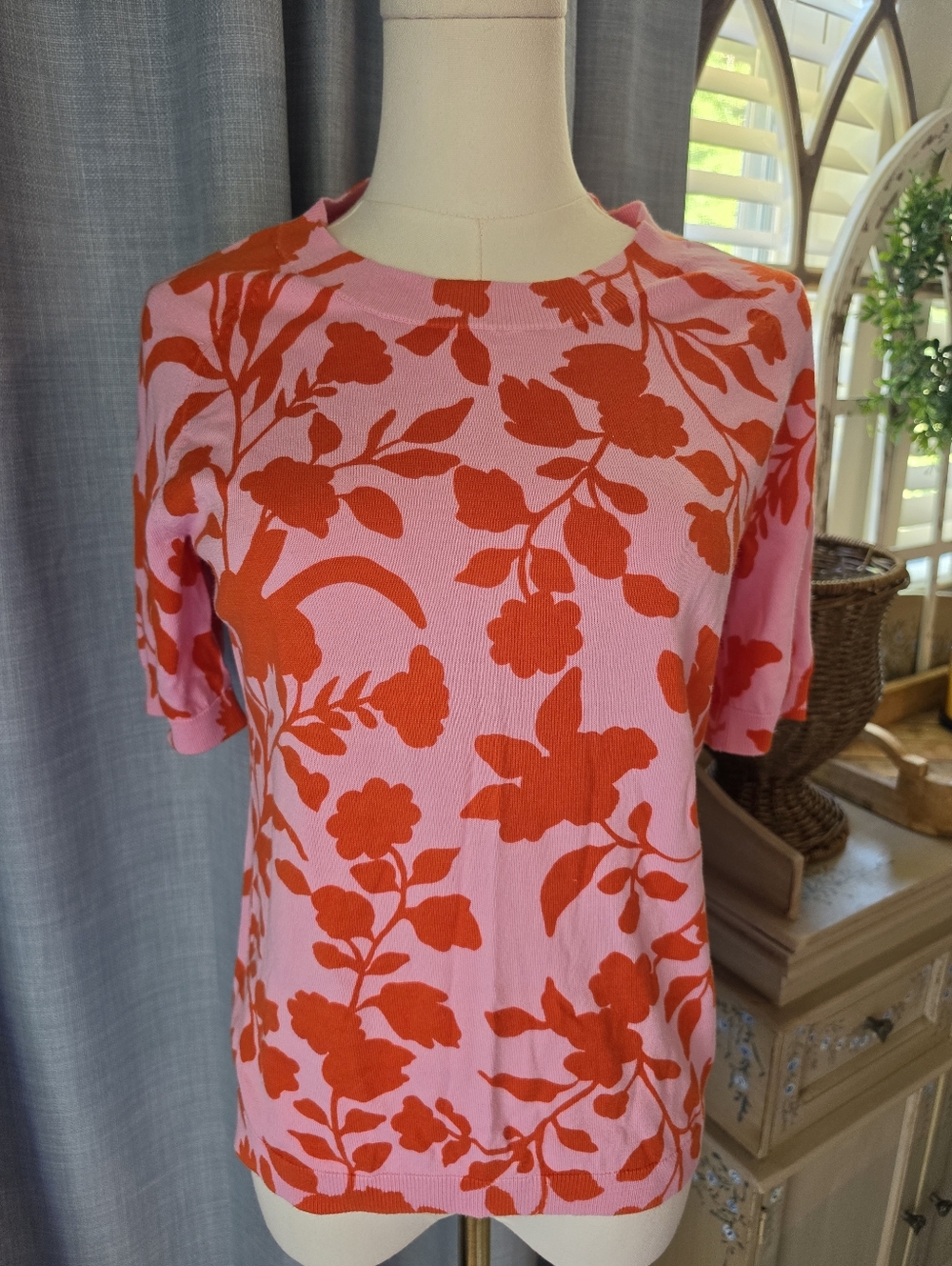 Talbots Floral Top
